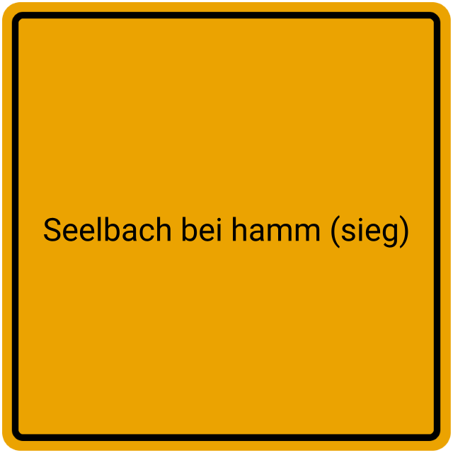 Meldebestätigung Seelbach bei Hamm (Sieg)